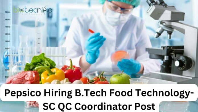 B.Tech Food Technology Job