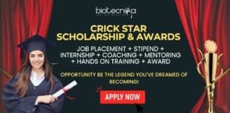 Crick Star Scholarship & Award