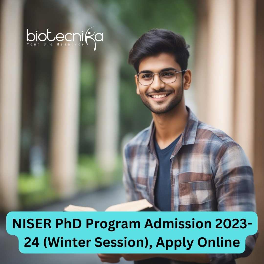 NISER on X: Admission to PhD Program 2023-24 (Summer Session) Online  applications are invited for admission to PhD program scheduled to commence  from August 2023 in various schools of NISER. More details