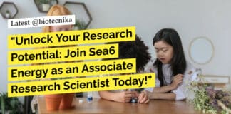 "Unlock Your Research Potential: Join Sea6 Energy as an Associate Research Scientist Today!"