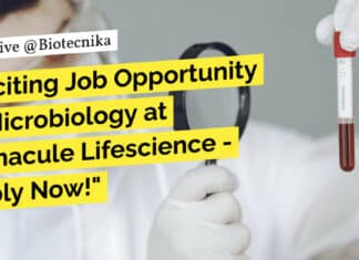 "Exciting Job Opportunity in Microbiology at Immacule Lifescience - Apply Now!"