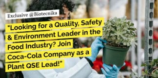 "Looking for a Quality, Safety & Environment Leader in the Food Industry? Join Coca-Cola Company as a Plant QSE Lead!"