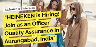 "HEINEKEN is Hiring! Join as an Officer Quality Assurance in Aurangabad, India"