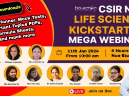 CSIR NET Life Science KICK-STARTER Webinar: Igniting Success in 2024!