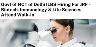 Delhi ILBS JRF Job