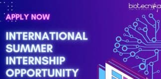 International Summer Internship Opportunity