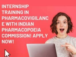 Internship Programme in Pharmacovigilance