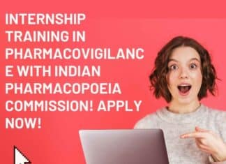 Internship Programme in Pharmacovigilance