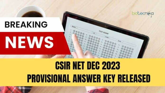CSIR Dec Answer Key