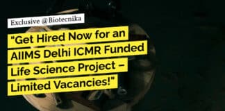"Get Hired Now for an AIIMS Delhi ICMR Funded Life Science Project – Limited Vacancies!"