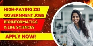 Govt ZSI Bioinformatics Job
