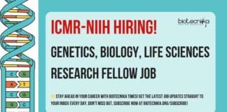 ICMR-NIIH Genetics Job