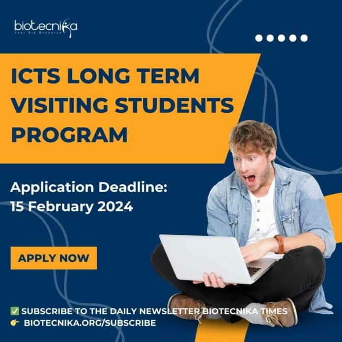 ICTS LONG TERM VISITING STUDENTS PROGRAM