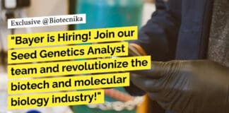 "Bayer is Hiring! Join our Seed Genetics Analyst team and revolutionize the biotech and molecular biology industry!"