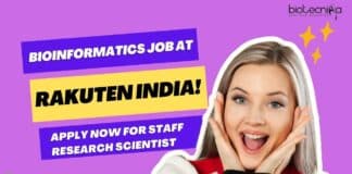 Rakuten India Bioinformatics Job