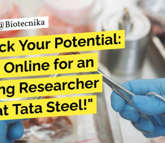 "Unlock Your Potential: Apply Online for an Exciting Researcher Role at Tata Steel!"