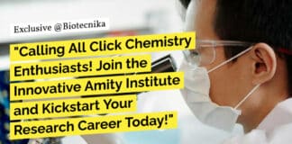 Biological Sciences Amity AICCRS Research Recruitment - Applications Invited