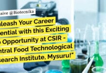 CSIR-CFTRI MSc Biochem Job, Biotech & Microbiology Project Associate Recruitment - Apply Online