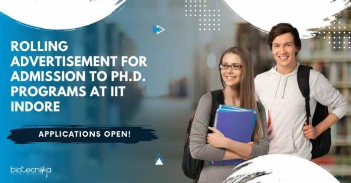 IIT Indore PhD Admission 2024 - Apply Online All Year