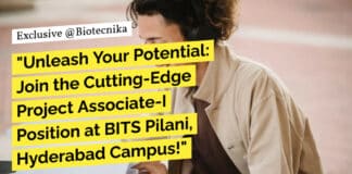 "Unleash Your Potential: Join the Cutting-Edge Project Associate-I Position at BITS Pilani, Hyderabad Campus!"