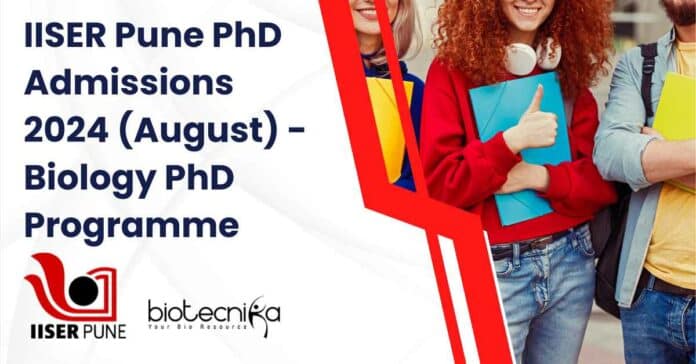 IISER Pune PhD 2024 Admissions