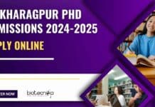 IIT Kharagpur PhD 2024-2025 Admissions -