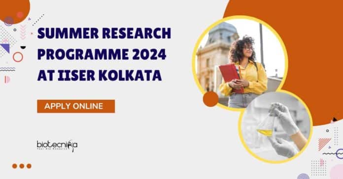 IISER Kolkata Summer Research Programme