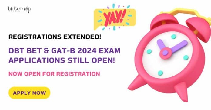 DBT BET & GAT-B 2024 Exam Applications Still Open!