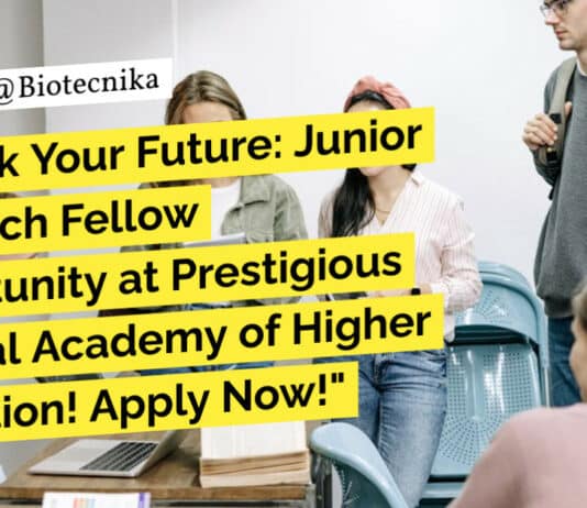 "Unlock Your Future: Junior Research Fellow Opportunity at Prestigious Manipal Academy of Higher Education! Apply Now!"