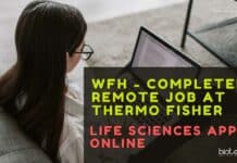 WFH Life Science Job