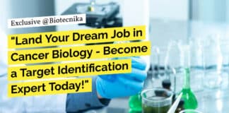 "Land Your Dream Job in Cancer Biology - Become a Target Identification Expert Today!"