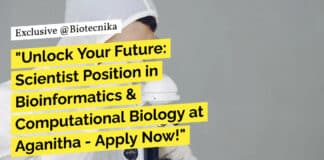 Aganitha Bioinformatics Scientist Job, Computational Biology Eligible - Apply Online