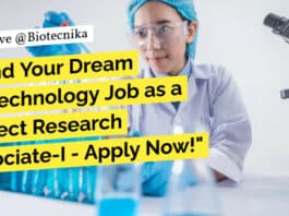 PhD Cell Biology & Biochem Project Research Job With Rs. 47,000 pm Pay - Attend Walk-In