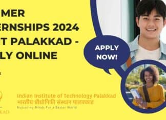 IIT Palakkad Summer Internships 2024
