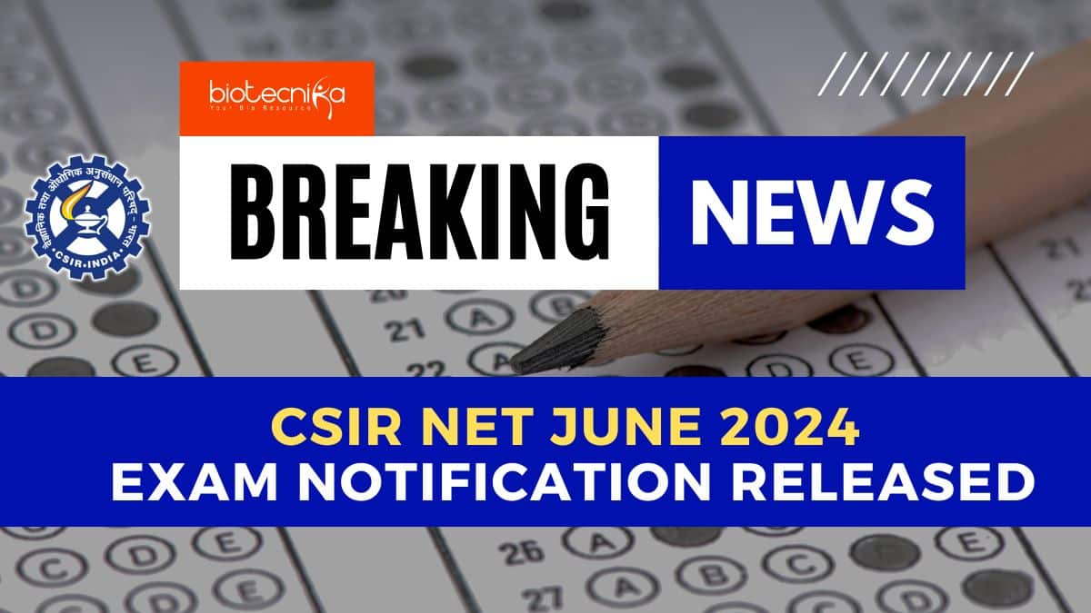 Csir Net Exam Notification For June Application Form