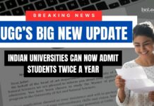 UGC New College Admission Rule