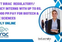 Govt BIRAC Internship