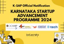 K-SAP Karnataka Startup Advancement Programme 2024