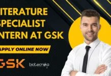 Literature Specialist Intern at GSK