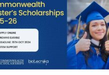 Commonwealth Master’s Scholarships 2025-26