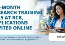 RCB Research Training 2025