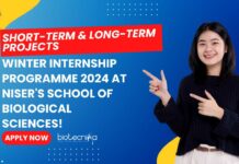 NISER Winter Internship Programme 2024