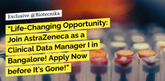 AstraZeneca Clinical Data Manager Position! BSc Apply Now