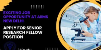 AIIMS Research Vacancy Recruitment - Life Sciences Apply For SRF Post